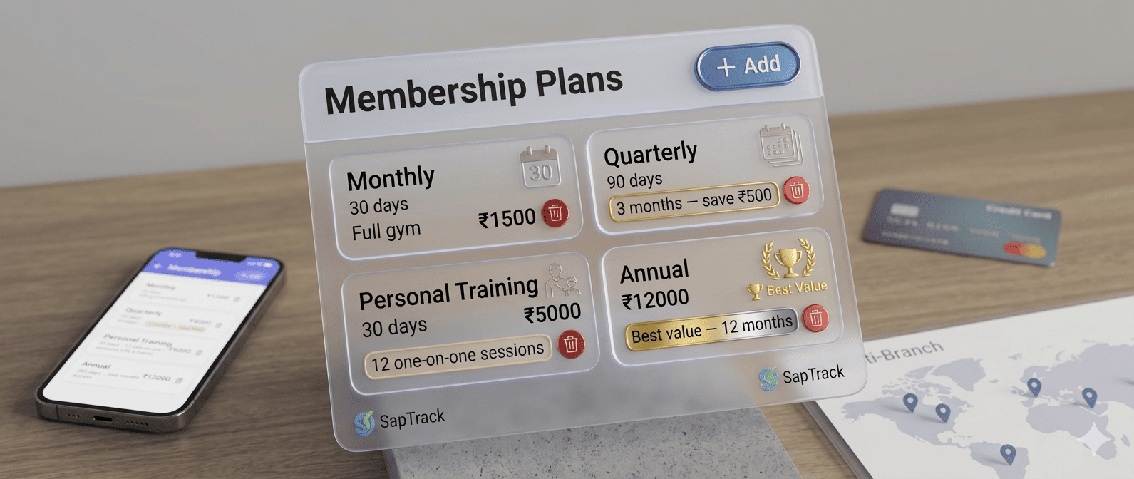 Membership plans screen